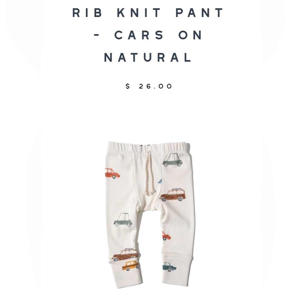 CHILDHOODS cars on natural - CC long sleeve and jogger set - Picture 6 of 16